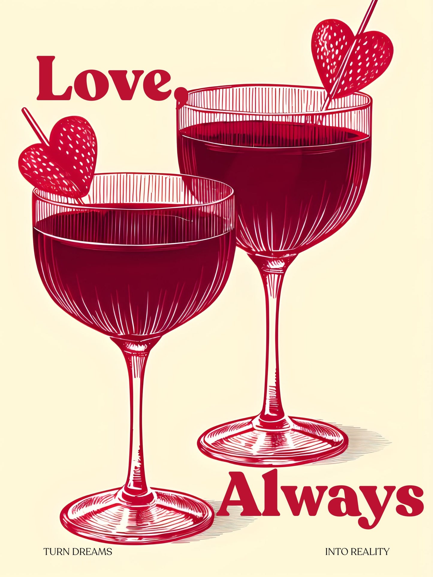 Love, Always | Printed Wall Art | Delivered to Your Door