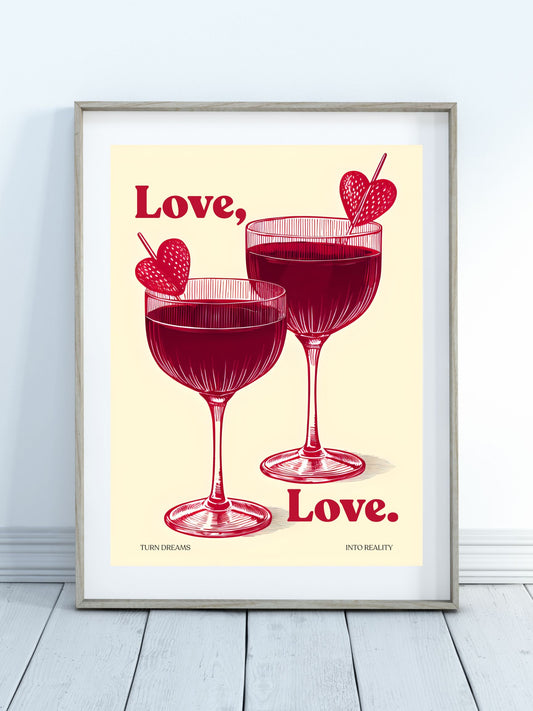 Love, Always | Printed Wall Art | Delivered to Your Door